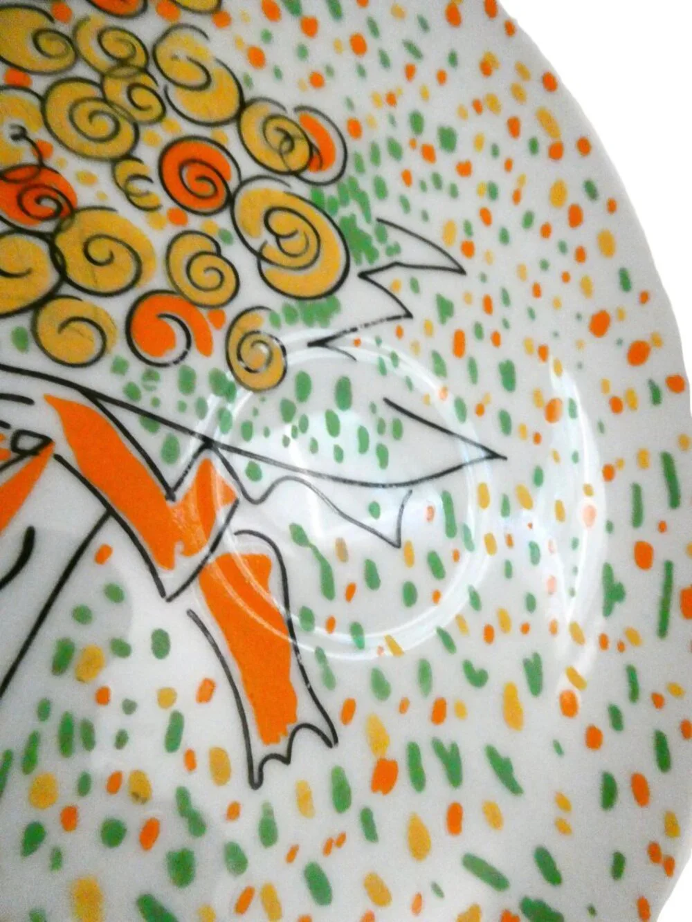 vtg 70s GLORIA VANDERBILT Forever Thine snack salad plates set of 3